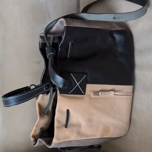 Delle Cose Genesi One Of A Kind Leather Hand Bag, Made In Italy